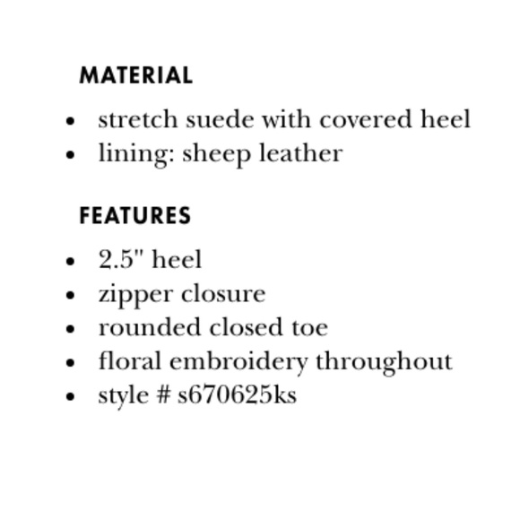 Kate Spade embroidered Langton Ankle Boots 6 nwot - Picture 8 of 8